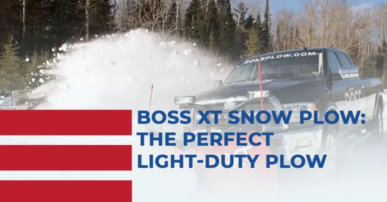 Boss XT Snow Plow: The Perfect Light-Duty Plow