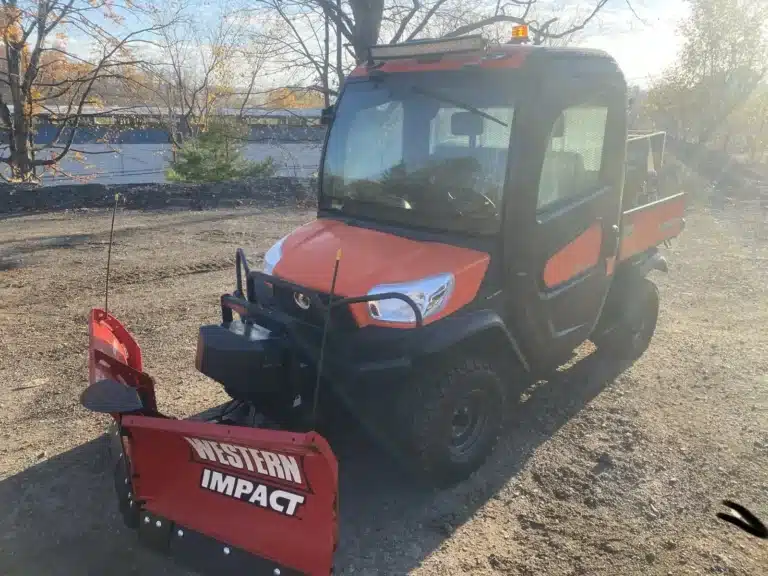 Western Impact 6': The Best Snow Plow for a Kubota
